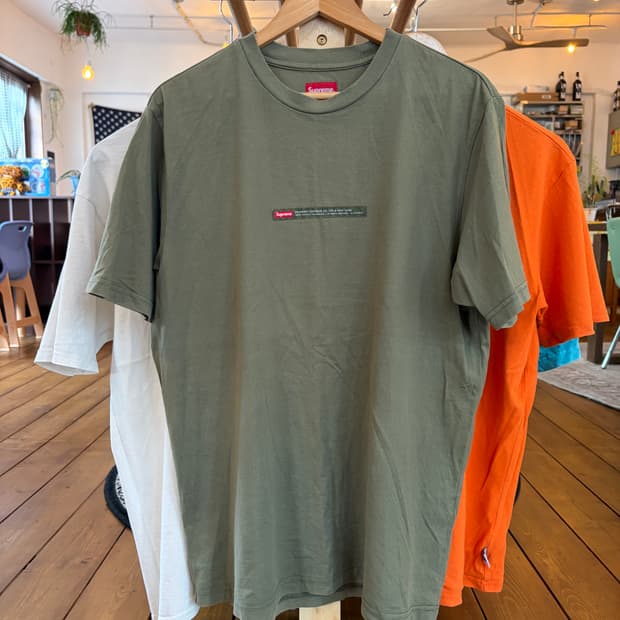 슈프림 Property Label S/S Top / L