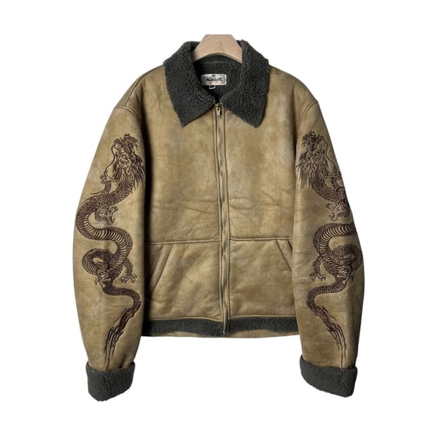 [karakuri tamashii] 카라쿠리타마시 스웨이드 B-3 무스탕