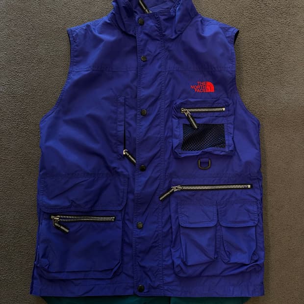 노스페이스 빈티지 유틸리티 나일론 조끼 처분 