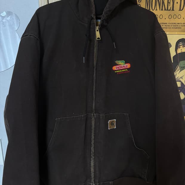 칼하트 j25 액티브자켓 다크브라운 xl