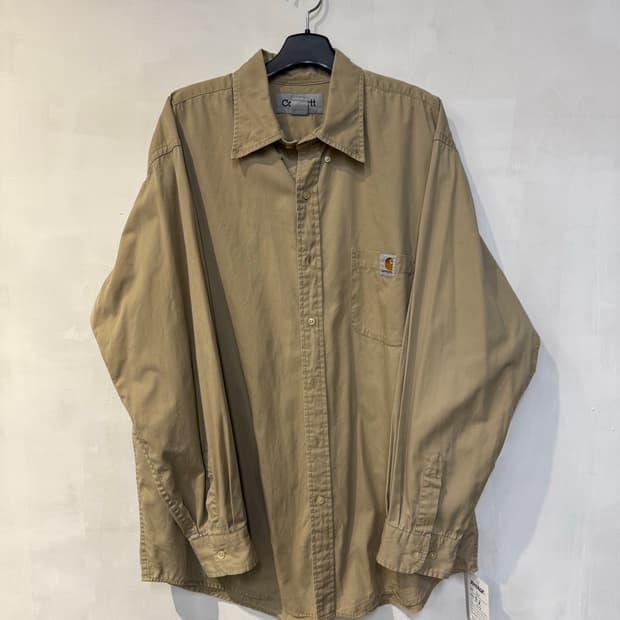칼하트 베이지 긴팔셔츠