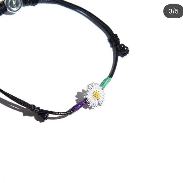 피스마이너스원 스트링 팔찌 #2 블랙 스몰