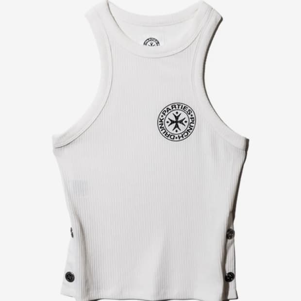 펀치드렁크파티즈 Mothers Worry Tank Top WHITE