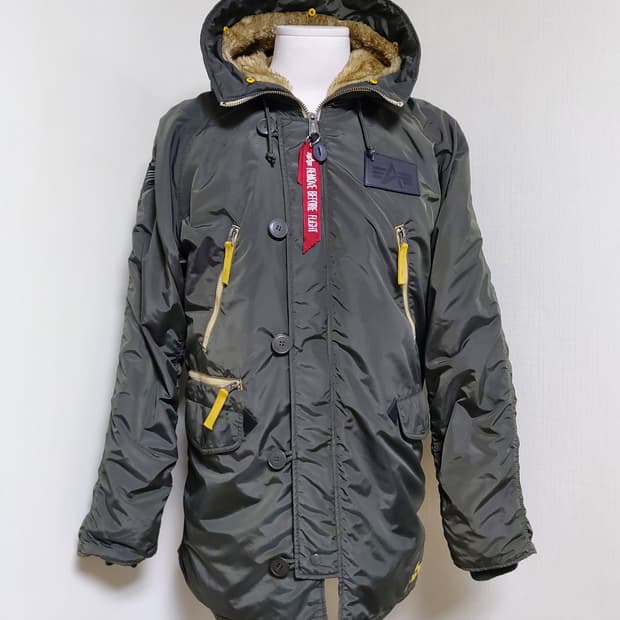 알파인더스트리 인클레멘트 N-3B 파카 레귤러핏(L)110정도