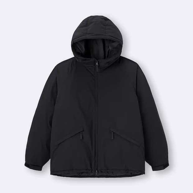 GU 지유 웜패디드 파카 패딩 블랙