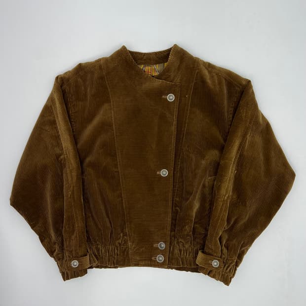 빈티지 코듀로이 봄버 자켓