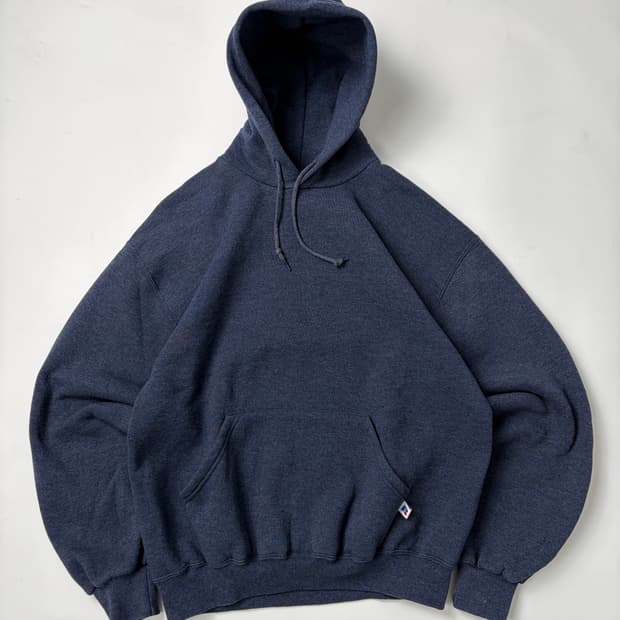 90s Russell Hoodie (charcoal blue)