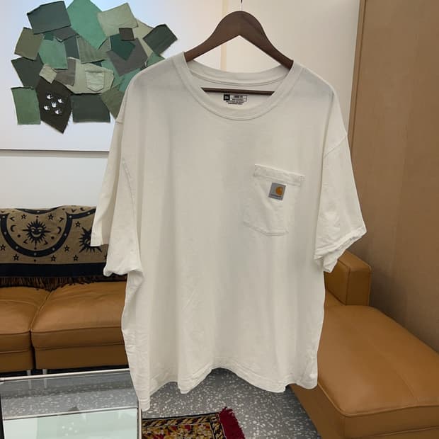 칼하트 빈티지 포켓 오버핏 루즈핏 반팔티 110 C04926 