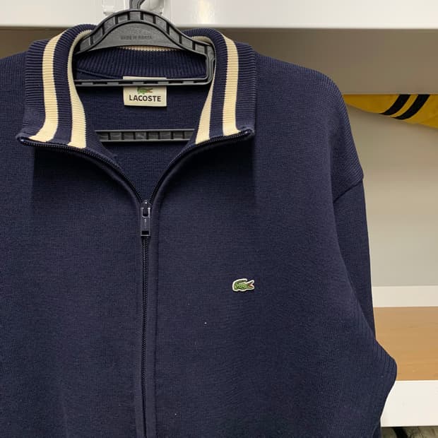 [L] 라코스테 스몰로고  니트집업