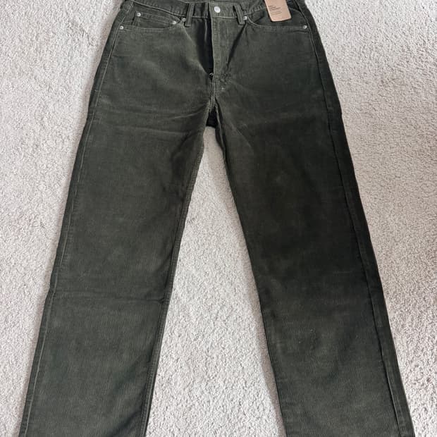 리바이스 565 코듀로이 딥 그린 34/32