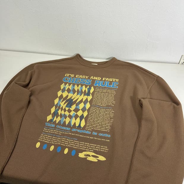 L 애드오프 ADDOFF 베이지 니트 롱슬리브