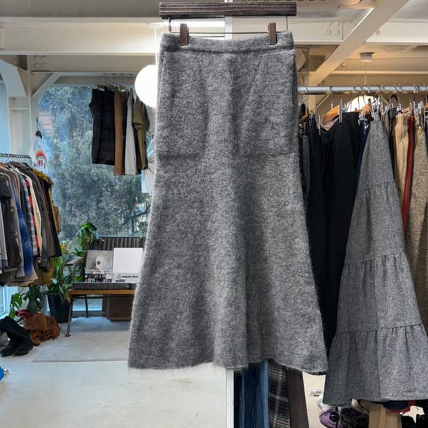 il by saori komatsu 모헤어 롱스커트