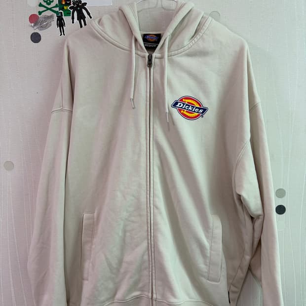 디키즈 아이보리 후드집업