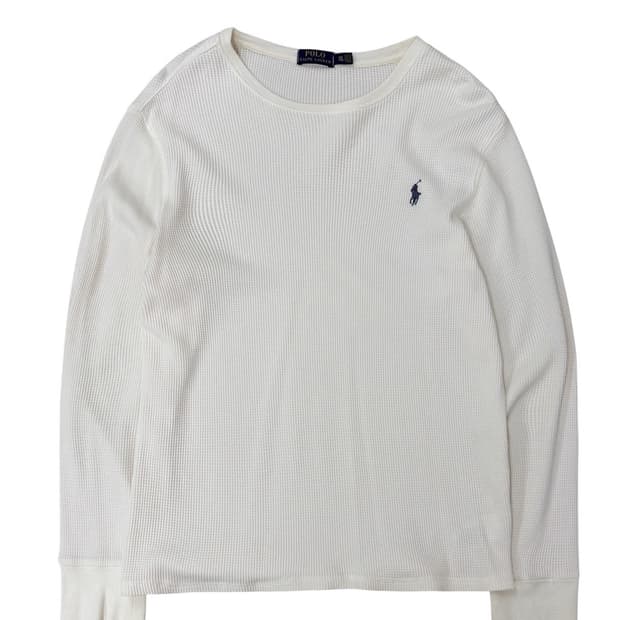 폴로 와플 긴팔티 아이보리 (2XL)