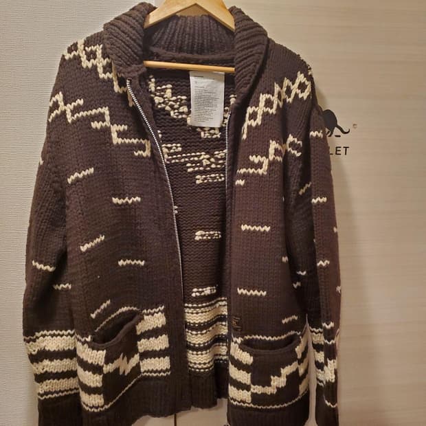 14AW WTAPS COWICHAN SWEATER 더블탭스 코위찬