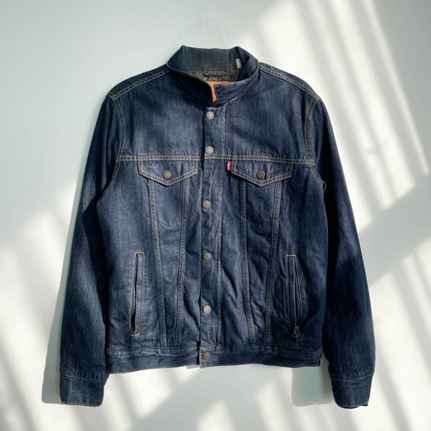 C2 리바이스 패딩 데님 자켓 S사이즈