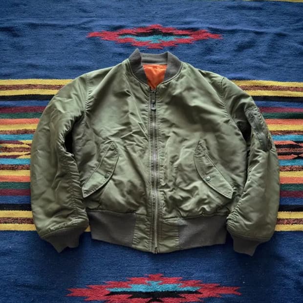 오리지널 USA 알파사 미공군 민수용 80s M A-1