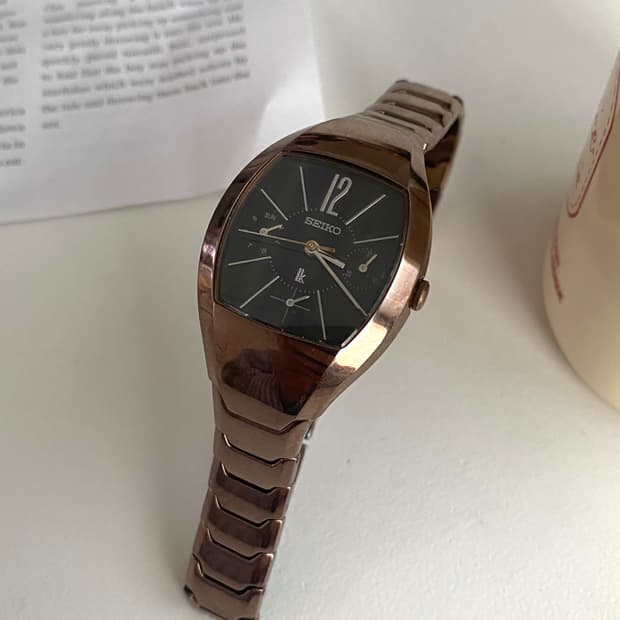 Seiko 세이코 lk 루키아 멀티펑션 로즈골드