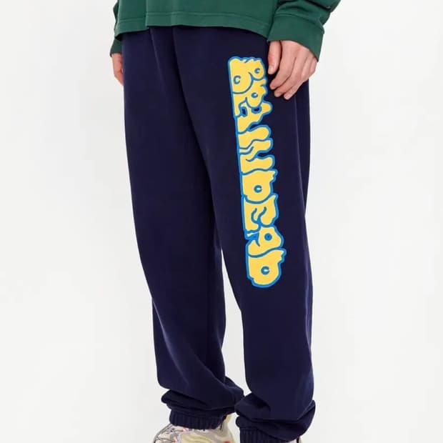 브레인데드 brain dead 버블 스웻팬츠 네이비 S (30)