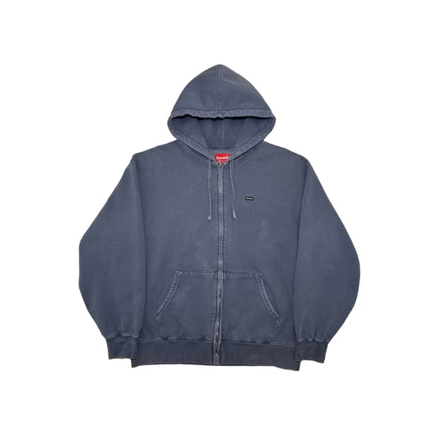 슈프림 오버다이드 스몰 박스로고 집업