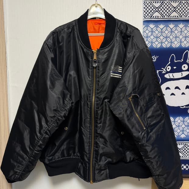 US 크롭 항공점퍼 XL