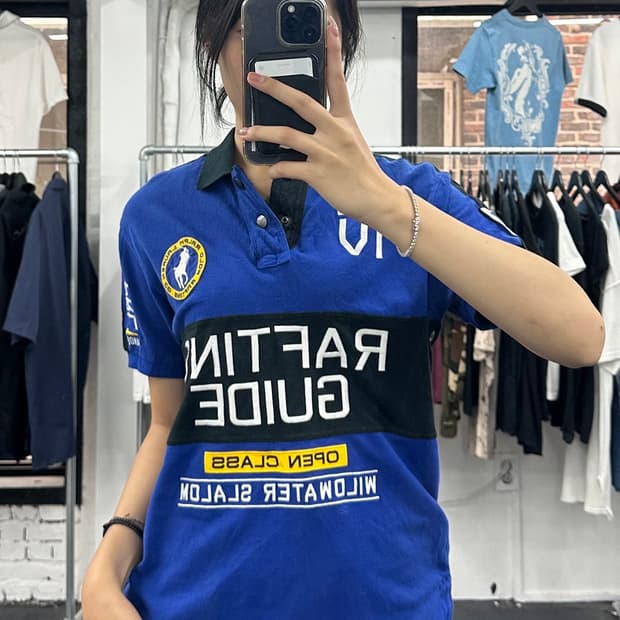 폴로 랄프로렌 래프팅 가드 카라 티셔츠