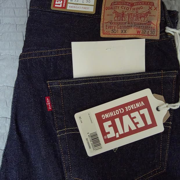 리바이스 LVC55501 린스드 32×30