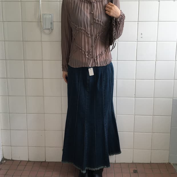 Pleats cardigan