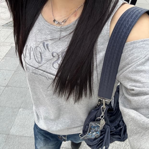 [애즈온] KATE sweatshirt (gray)