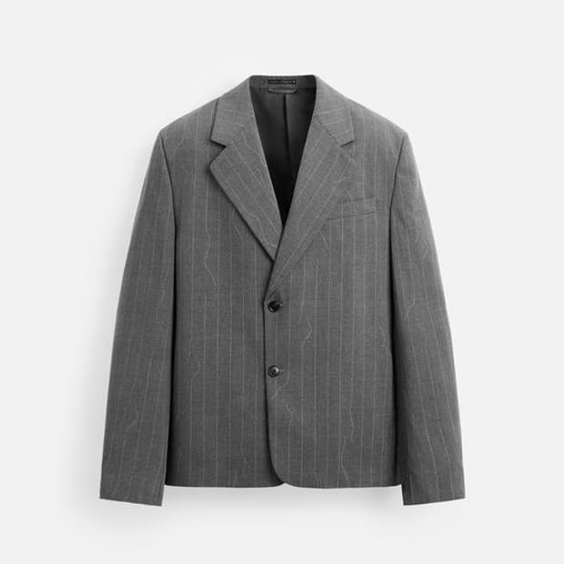 자라 핀스트라이프 포인트 블레이저 자켓