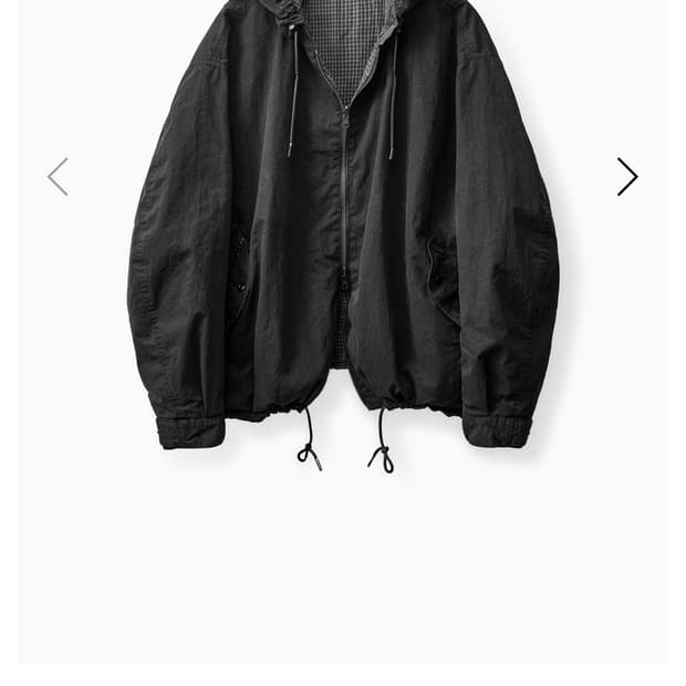 s) 이얼즈어고 25fw 샌드파카 블랙