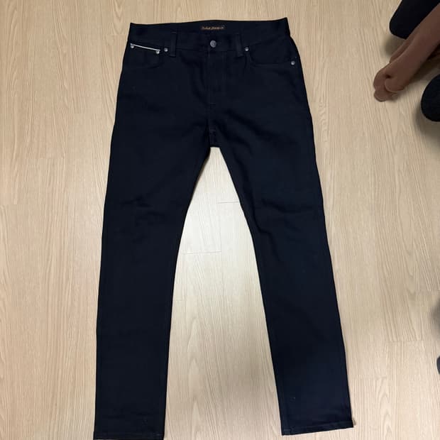 누디진 씬핀 드라이 블랙컴포트 셀비지 31*30