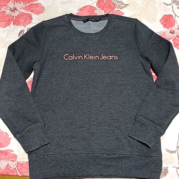 캘빈클라인 기모맨투맨 90 여성55 가슴45 기장61