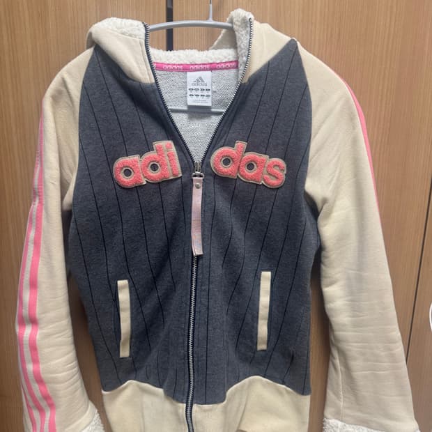 아디다스 빈티지 후드집업 니트집업
