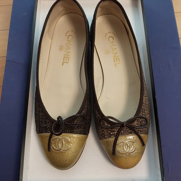 샤넬 플랫슈즈