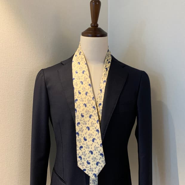 랑방(LANVIN) 명품 페이즐리넥타이 100실크 클래식룩 A등급