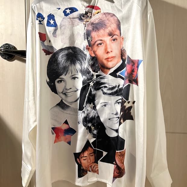 Face Printing Long Sleeve Shirt