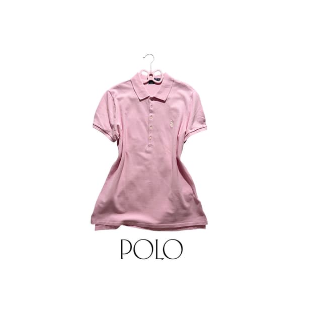폴로 연핑크 피케이 반팔