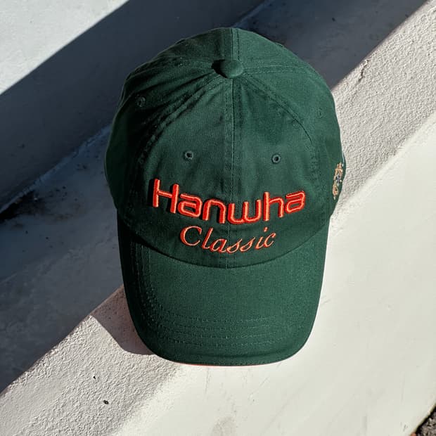 (새상품) [F] 한화클래식 로고 그린 볼캡 모자