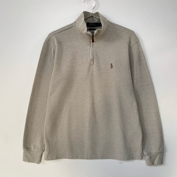 폴로 하프집업 맨투맨