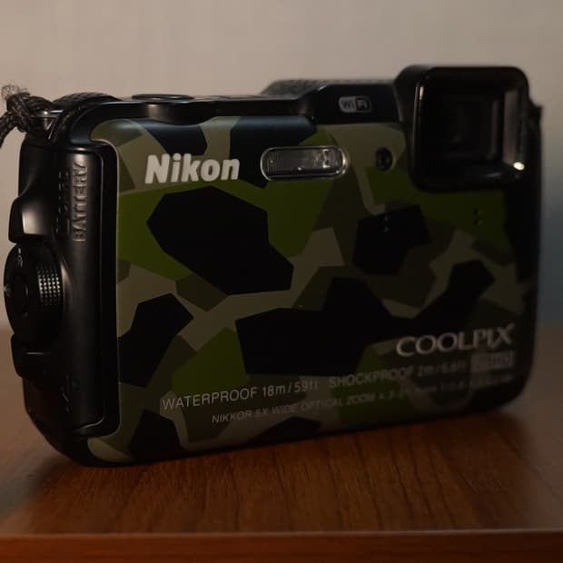 니콘 aw120 카모