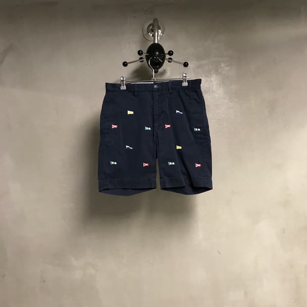 폴로 랄프로렌 멀티 자수 치노 반바지 네이비 30