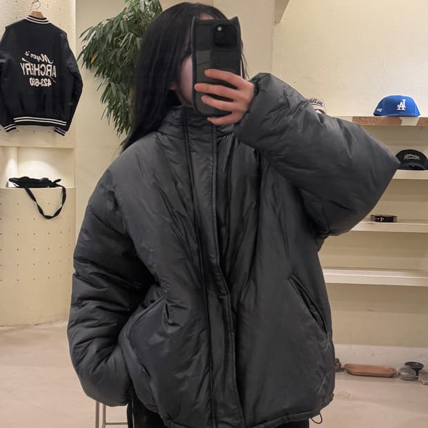 빈티지 경량 유틸리티 푸퍼 패딩 U106