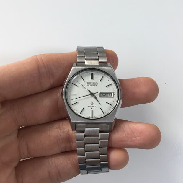 70s seiko type 2 quatz day-date