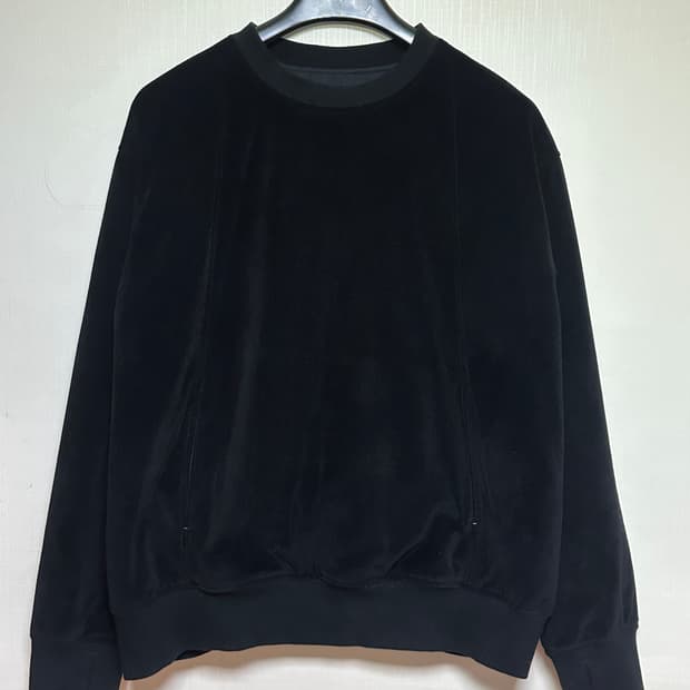 유스 youth 리버시블 헤링본 & 패딩 맨투맨 M/100-105블랙