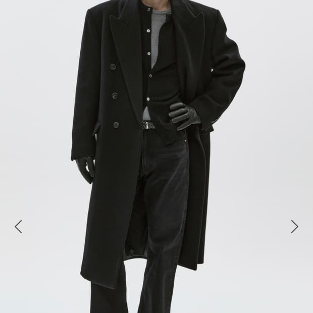 세비지 / Cashmere Double Breasted coat / M