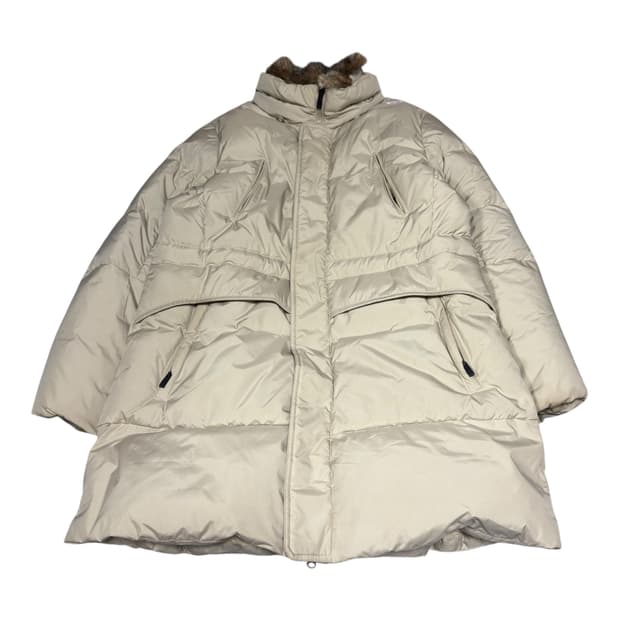  (바배) 밀레 덕다운 베이지 패딩