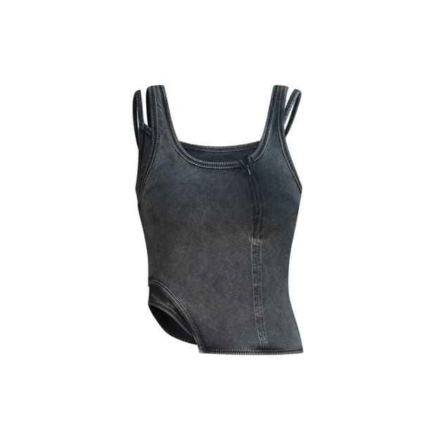 DOUBLE STRAP ZIP TOP