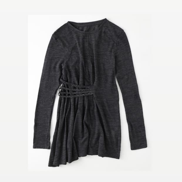 울리카상투스 Lining dress (charcoal)