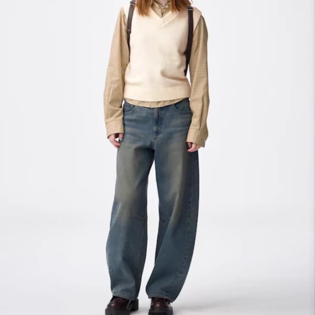 GU 배럴레그진 67 BLUE 중청 M